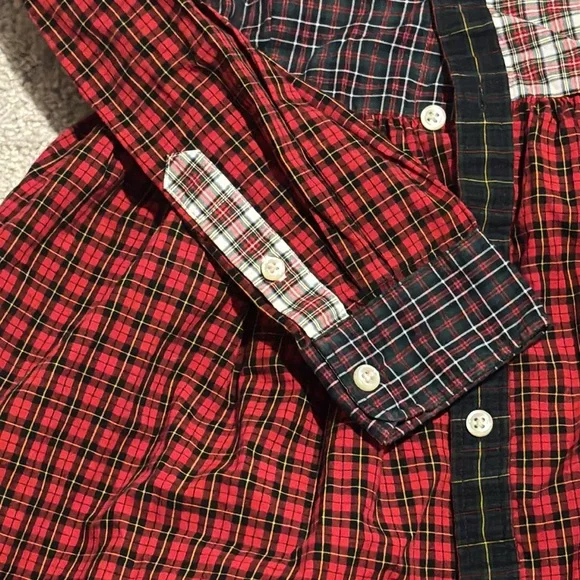 Polo Ralph Lauren plaid dress size 10 girls no belt - Picture 2 of 7